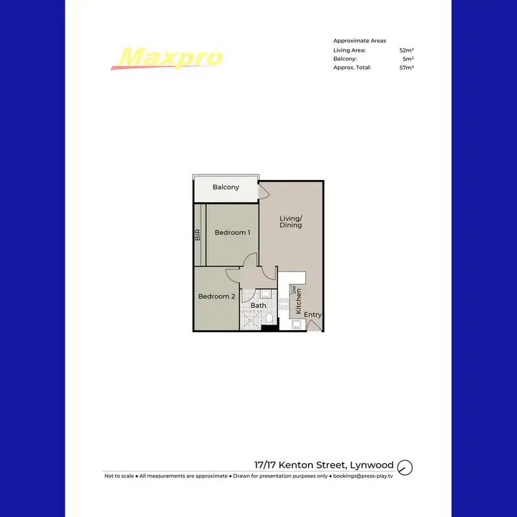 Floorplan of Homely apartment listing, 17/17 Kenton Street, Lynwood WA 6147