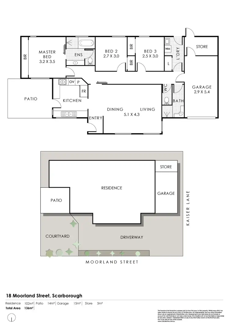 Floorplan of Homely house listing, 18 Moorland Street, Scarborough WA 6019