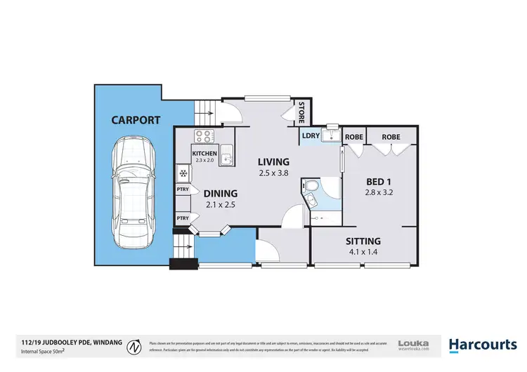 Floorplan of Homely villa listing, 112/19 Judbooley Parade, Windang NSW 2528
