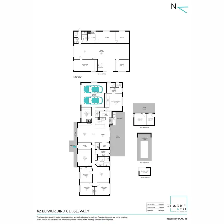 Floorplan of Homely house listing, 42 Bower Bird Close, Vacy NSW 2421