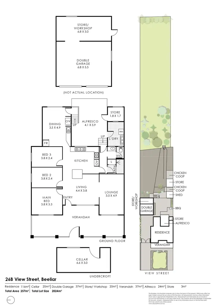 Floorplan of Homely house listing, 26B View Street, Beeliar WA 6164