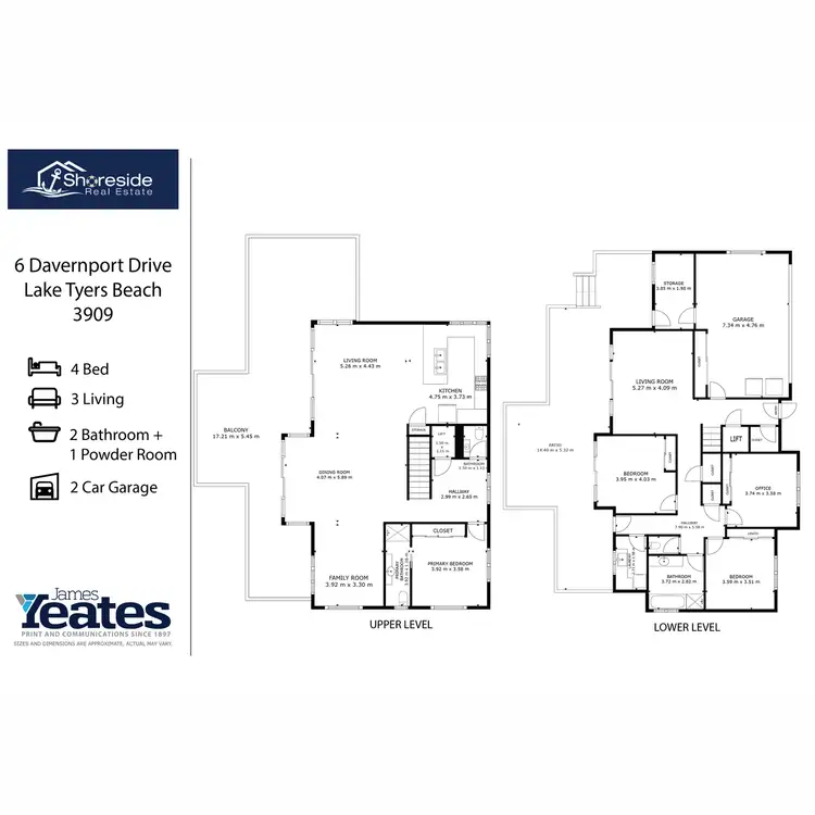 Floorplan of Homely house listing, 6 Davernport Drive, Lake Tyers Beach VIC 3909