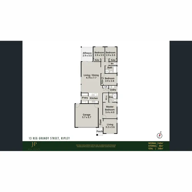 Floorplan of Homely house listing, 13 Reg Grundy Street, Ripley QLD 4306