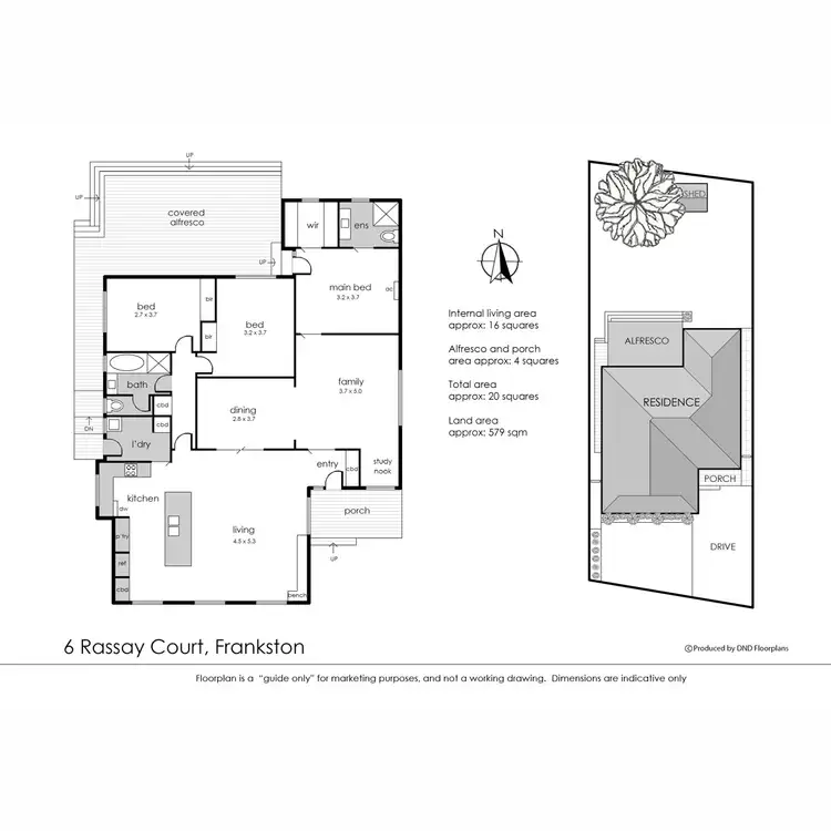 Floorplan of Homely house listing, 6 Rassay Court, Frankston VIC 3199