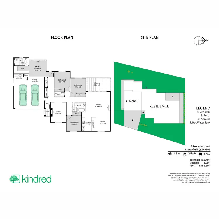 Floorplan of Homely house listing, 3 Frepelle Street, Morayfield QLD 4506