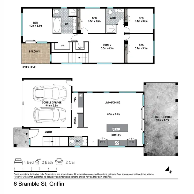 Floorplan of Homely house listing, 6 Bramble Street, Griffin QLD 4503