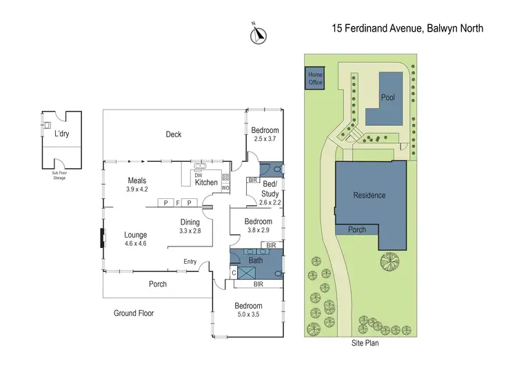 Floorplan of Homely house listing, 15 Ferdinand Avenue, Balwyn North VIC 3104