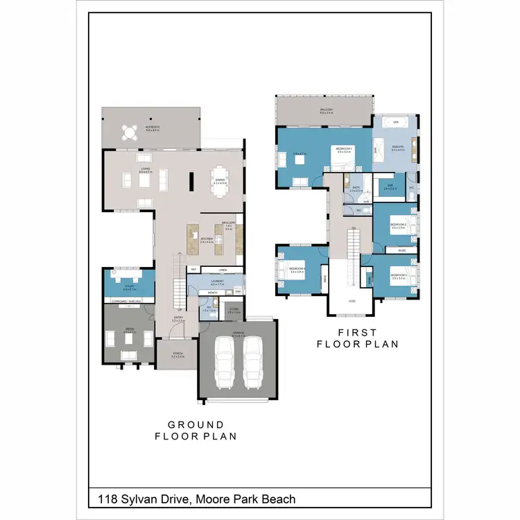 Floorplan of Homely house listing, 118 Sylvan Drive, Moore Park Beach QLD 4670