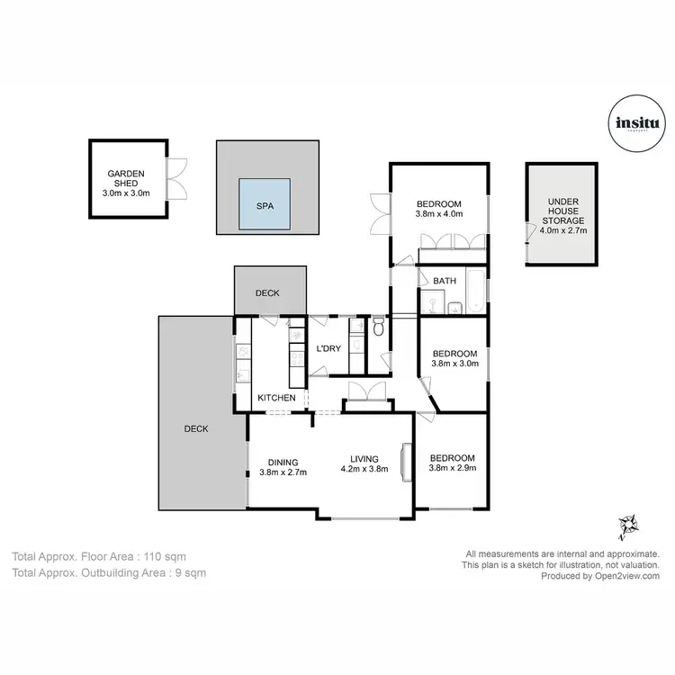 Floorplan of Homely house listing, 95 Channel Highway, Kingston TAS 7050