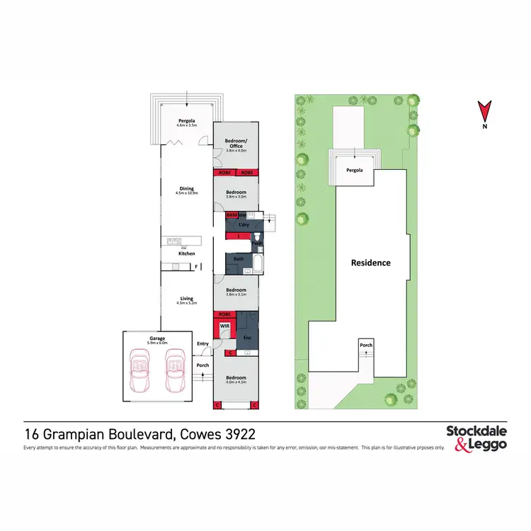 Floorplan of Homely house listing, 16 Grampian Boulevard, Cowes VIC 3922