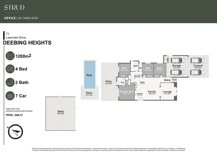 Floorplan of Homely house listing, 71 Lakeview Drive, Deebing Heights QLD 4306