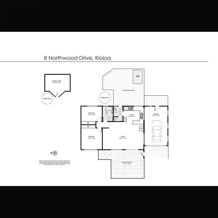 Floorplan of Homely house listing, 8 Northwood Drive, Kioloa NSW 2539