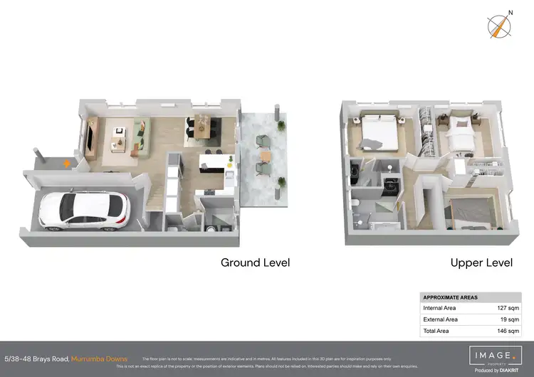 Floorplan of Homely townhouse listing, 5/38-48 Brays Road, Murrumba Downs QLD 4503