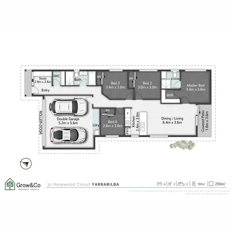 Floorplan of Homely house listing, 32 Rosewood Circuit, Yarrabilba QLD 4207