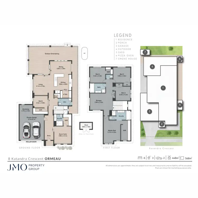 Floorplan of Homely house listing, 8 Katandra Crescent, Ormeau QLD 4208