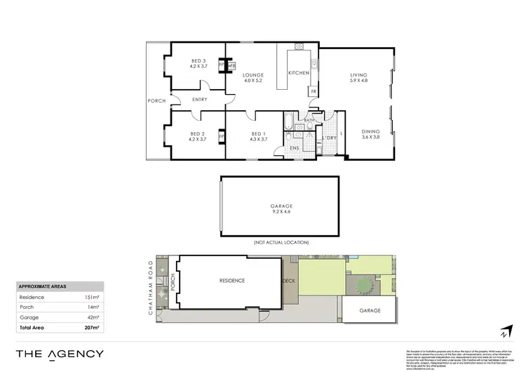 Floorplan of Homely house listing, 22 Chatham Road, Woodbridge WA 6056