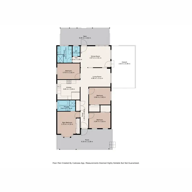Floorplan of Homely house listing, 139 Hunter Street, Gunnedah NSW 2380