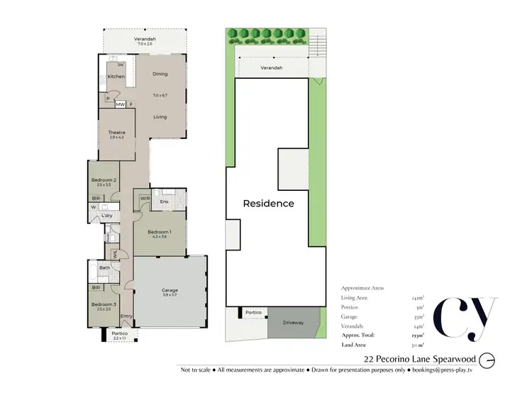 Floorplan of Homely house listing, 22 Pecorino Lane, Spearwood WA 6163