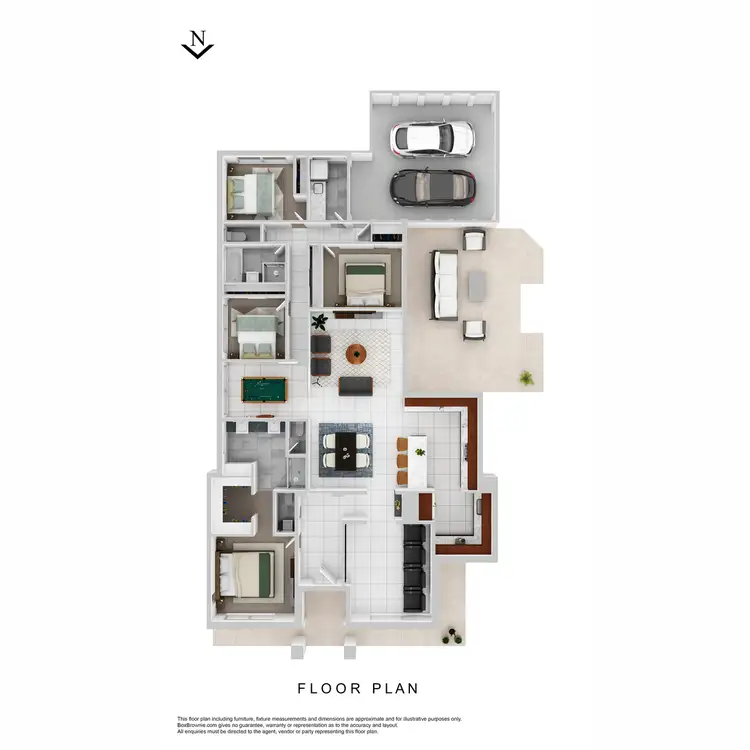 Floorplan of Homely house listing, 2 Genoa Parkway, Hammond Park WA 6164