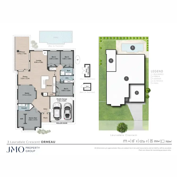 Floorplan of Homely house listing, 3 Lauradale Crescent, Ormeau QLD 4208