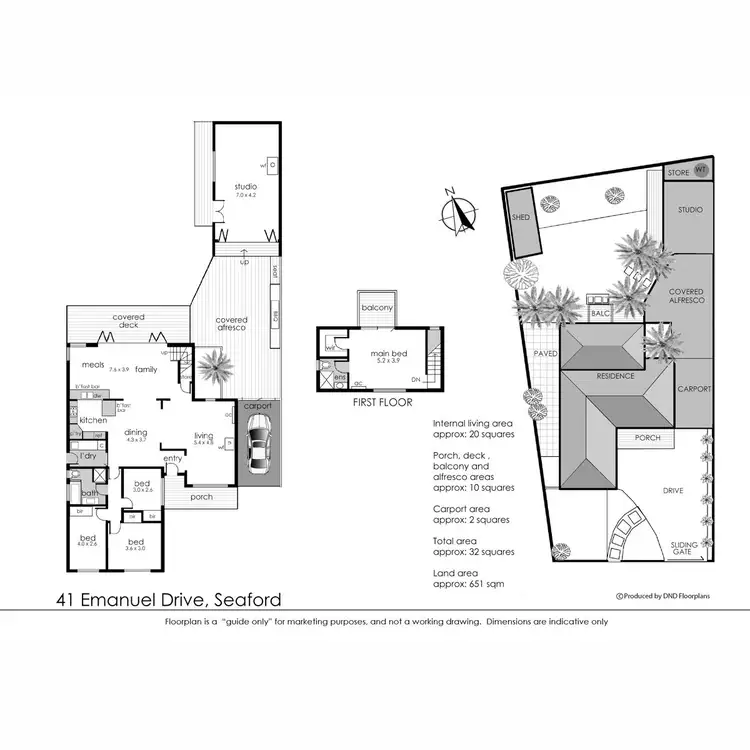 Floorplan of Homely house listing, 41 Emanuel Drive, Seaford VIC 3198