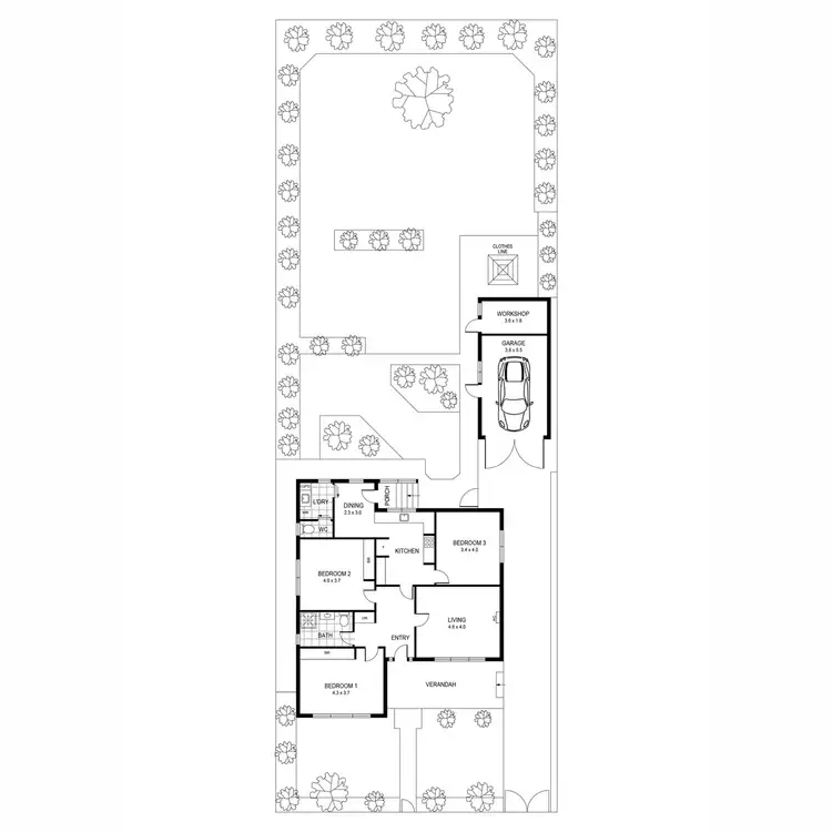Floorplan of Homely house listing, 22 Pitman Street, Newcomb VIC 3219