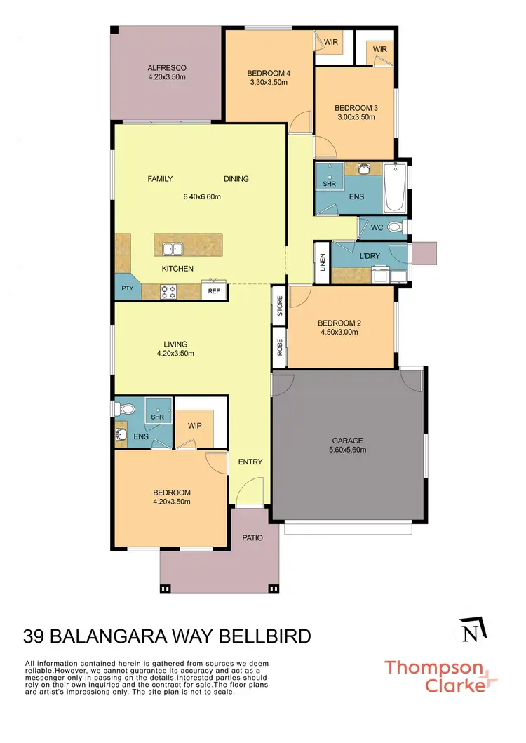 Floorplan of Homely house listing, 39 Balangara Way, Bellbird NSW 2325