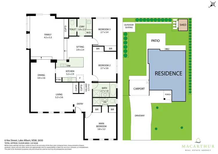 Floorplan of Homely house listing, 6 Ilex Street, Lake Albert NSW 2650