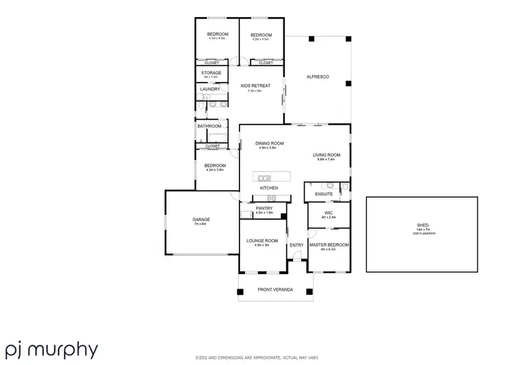 Floorplan of Homely rural property listing, 640 Urana Road, Lavington NSW 2641