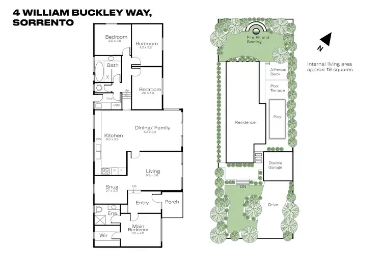 Floorplan of Homely house listing, 4 William Buckley Way, Sorrento VIC 3943