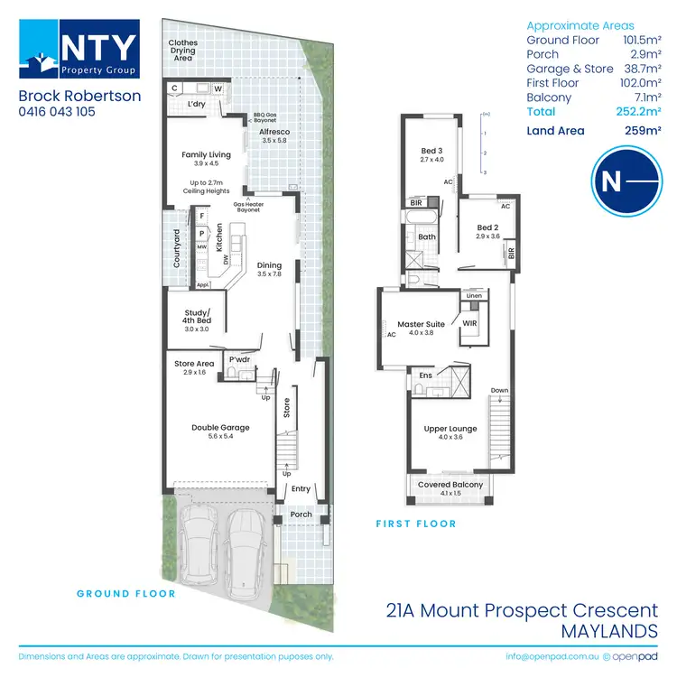 Floorplan of Homely house listing, 21A Mount Prospect Crescent, Maylands WA 6051