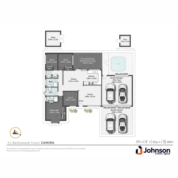 Floorplan of Homely house listing, 15 Bankswood Court, Camira QLD 4300