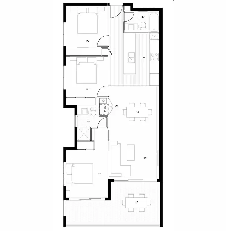 Floorplan of Homely unit listing, 102/38 Andrews Street, Cannon Hill QLD 4170