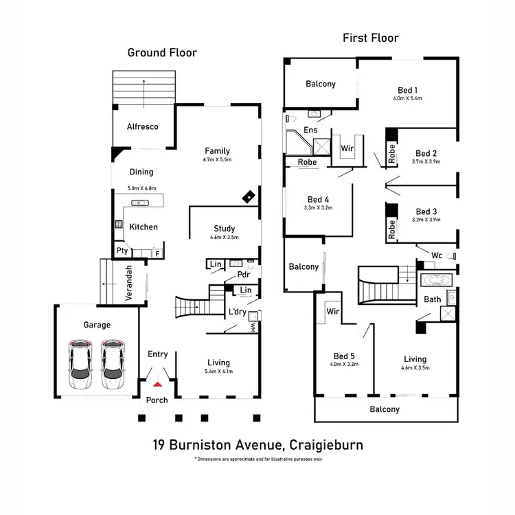 Floorplan of Homely house listing, 19 Burniston Avenue, Craigieburn VIC 3064