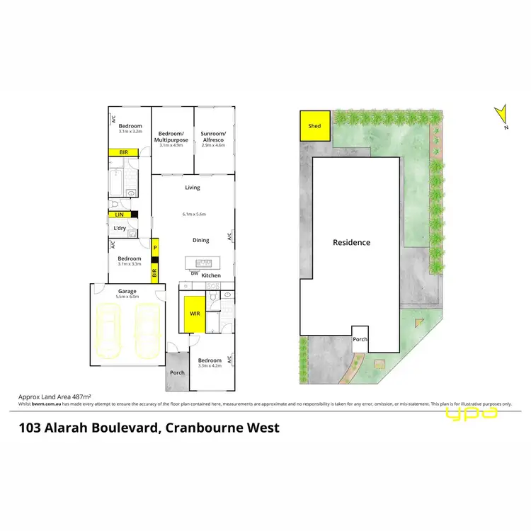 Floorplan of Homely house listing, 103 Alarah Boulevard, Cranbourne West VIC 3977