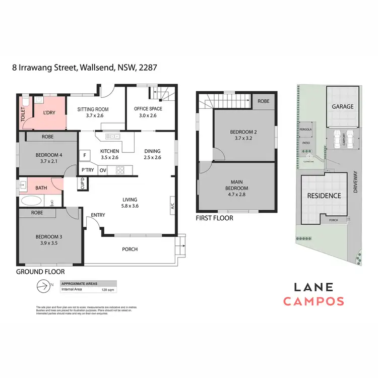 Floorplan of Homely house listing, 8 Irrawang Street, Wallsend NSW 2287