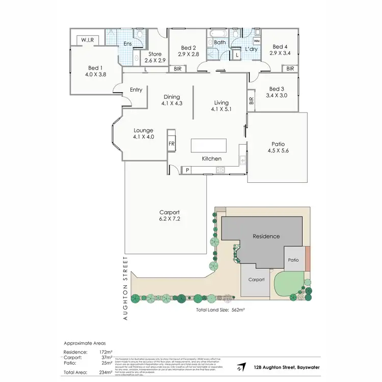 Floorplan of Homely house listing, 12B Aughton Street, Bayswater WA 6053