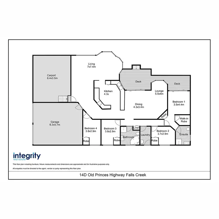 Floorplan of Homely other listing, 14 Old Princess Highway, Falls Creek NSW 2540