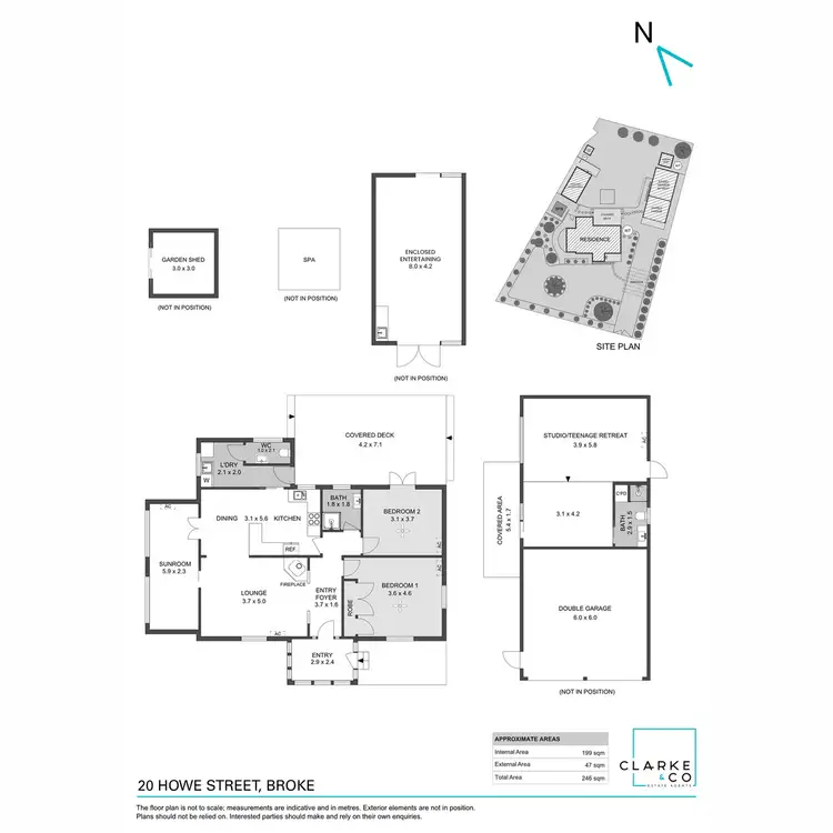 Floorplan of Homely house listing, 20 Howe Street, Broke NSW 2330