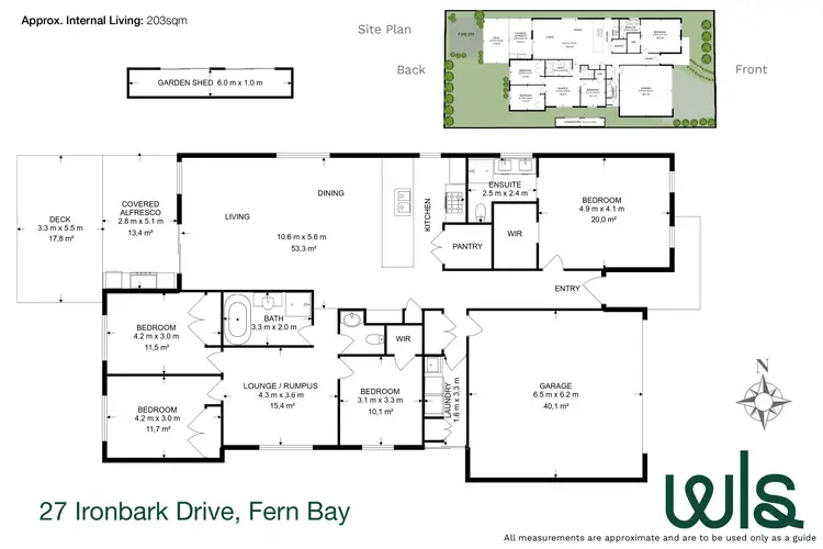 Floorplan of Homely house listing, 27 Ironbark Drive, Fern Bay NSW 2295