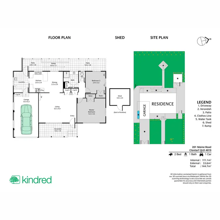 Floorplan of Homely house listing, 201 Maine Road, Clontarf QLD 4019