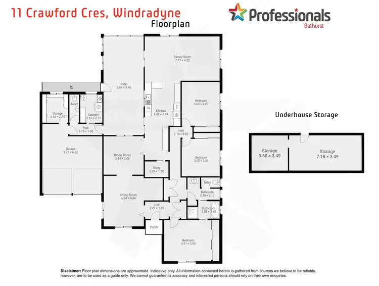 Floorplan of Homely house listing, 11 Crawford Crescent, Windradyne NSW 2795