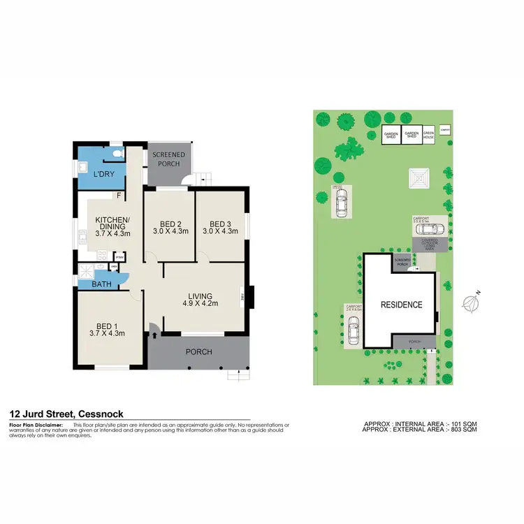 Floorplan of Homely house listing, 12 Jurd Street, Cessnock NSW 2325