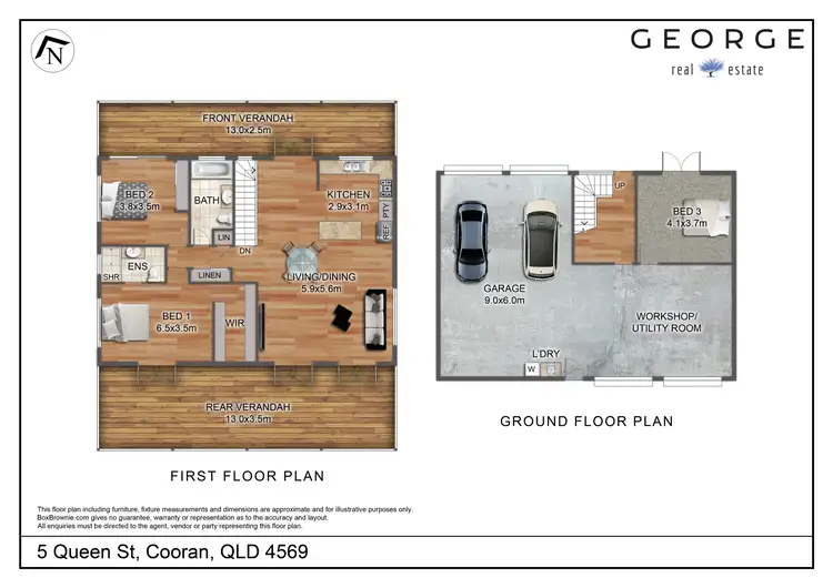 Floorplan of Homely house listing, 5 Queen Street, Cooran QLD 4569