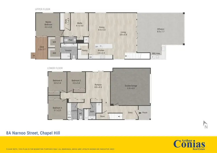 Floorplan of Homely house listing, 8A Narnoo Street, Chapel Hill QLD 4069
