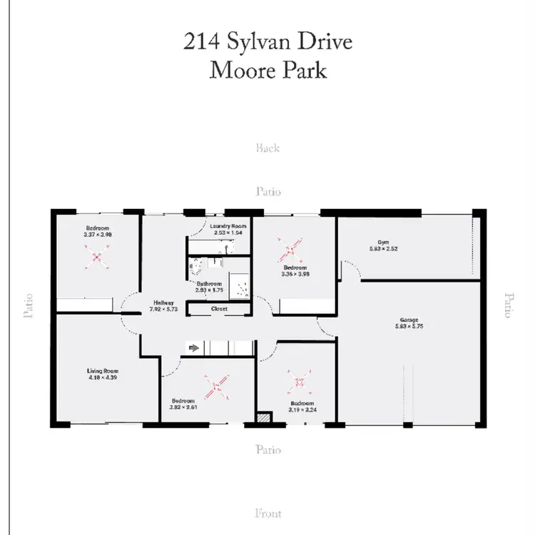 Floorplan of Homely house listing, 214 Sylvan Drive, Moore Park Beach QLD 4670