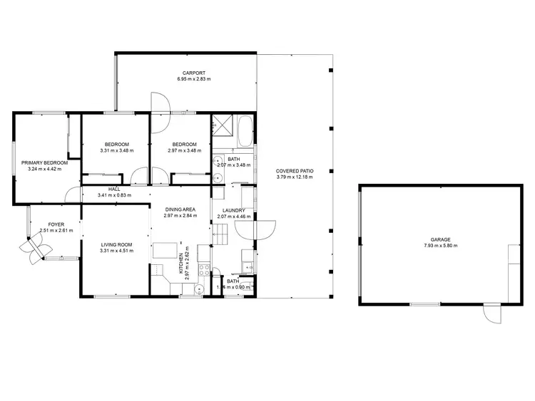 Floorplan of Homely house listing, 39 Windermere Street, Norville QLD 4670