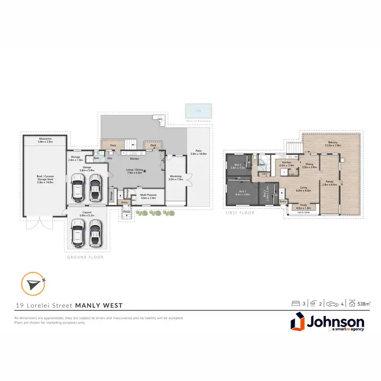 Floorplan of Homely house listing, 19 Lorelei Street, Manly West QLD 4179