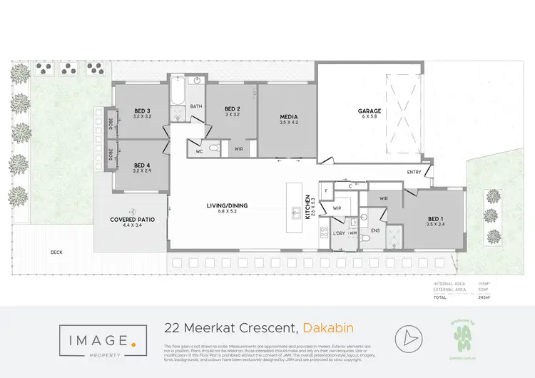 Floorplan of Homely house listing, 22 Meerkat Crescent, Dakabin QLD 4503