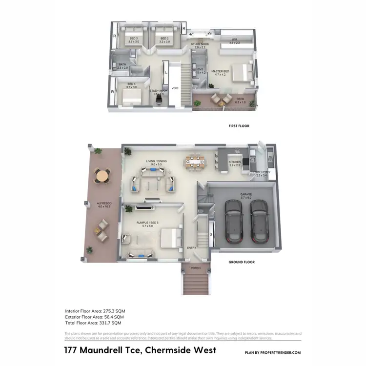 Floorplan of Homely house listing, 177 Maundrell Terrace, Chermside West QLD 4032